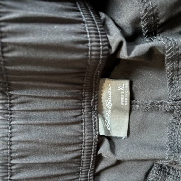 EDDIE BAUER Departure Ankle Pants Women's Black XL - Picture 4 of 4